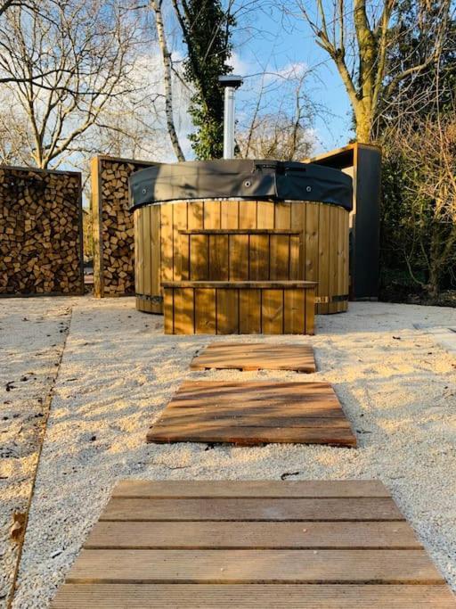 奥伯尔Tynil Saint Jean: Renovated Old Barn + Nordic Bath别墅 外观 照片