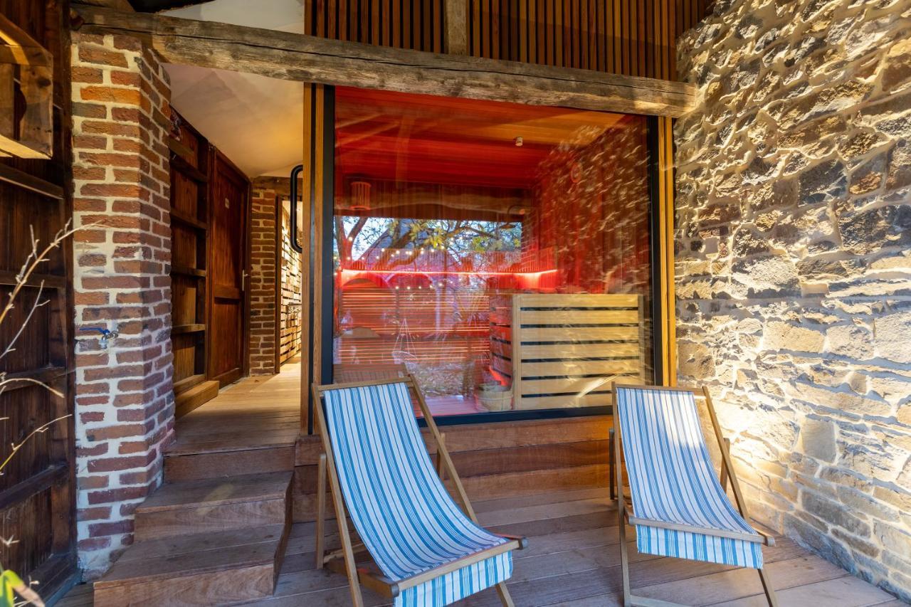 奥伯尔Tynil Saint Jean: Renovated Old Barn + Nordic Bath别墅 外观 照片