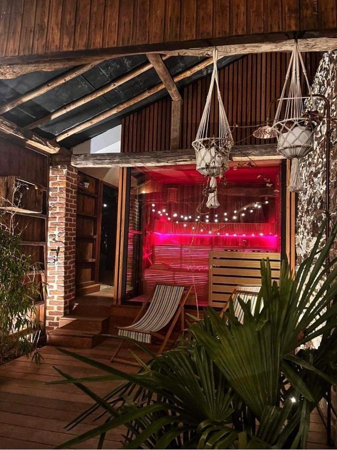 奥伯尔Tynil Saint Jean: Renovated Old Barn + Nordic Bath别墅 外观 照片